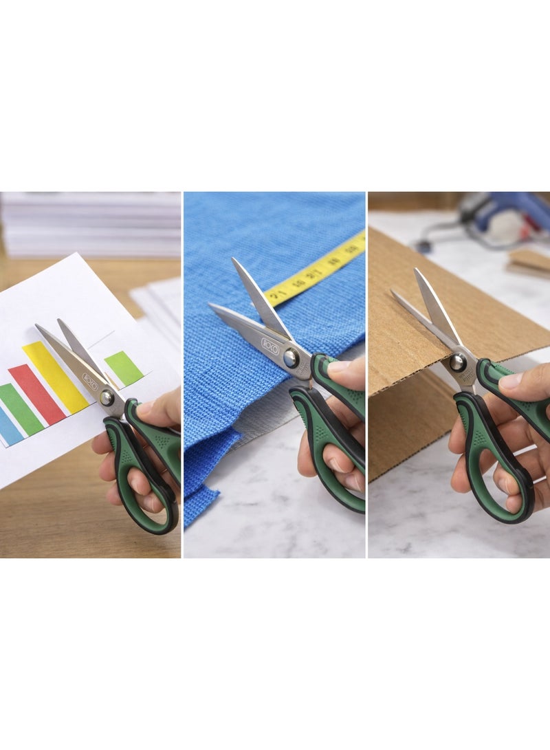 روكو مقص روكو متعدد الاستخدامات 6 إنش | شفرات من الفولاذ المقاوم للصدأ | مقبض مريح | لقص الورق والأعمال اليدوية - Image 2